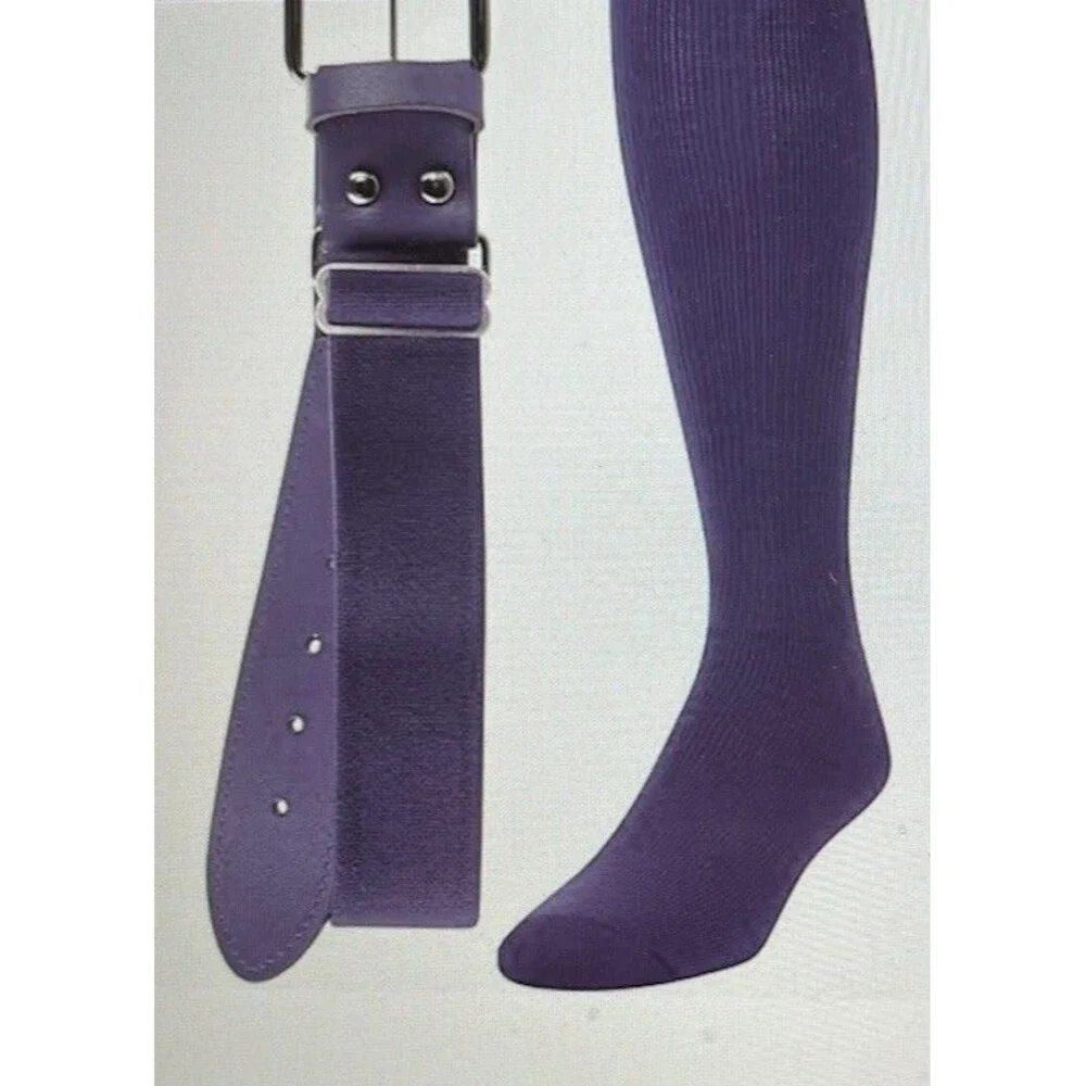 New  TCKsports Multsport Belt and Socks Royal Blue Unisex Size Medium